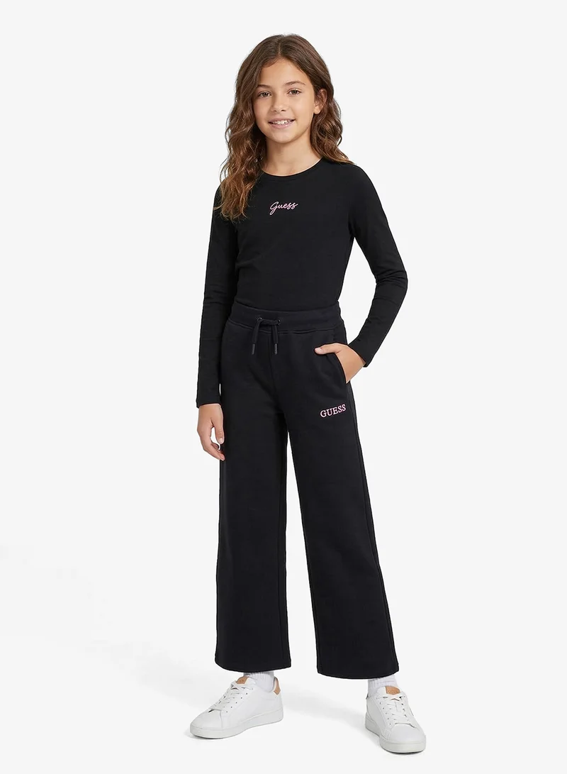 Pantalone sportivo mod. palazzo in spugna francese - Guess