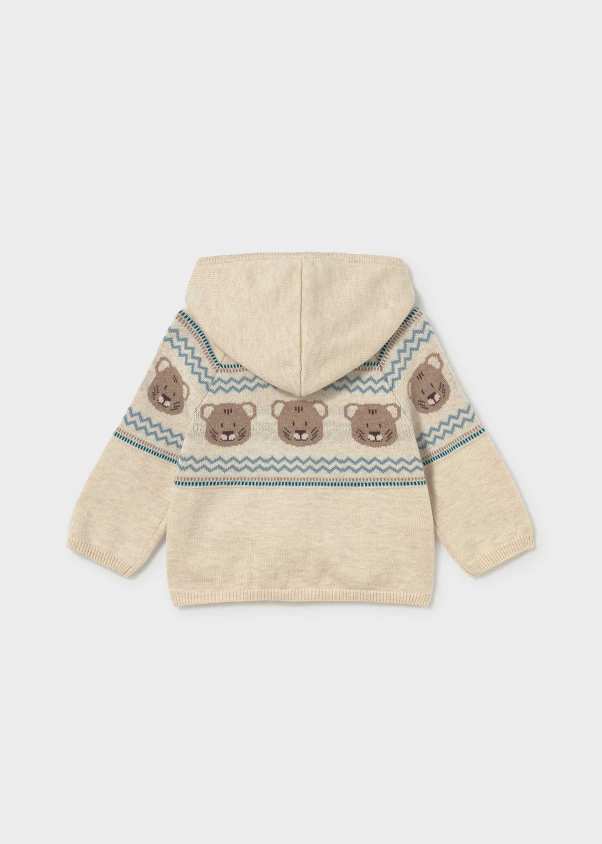 Giacca in maglia cerniera orsetti neonato