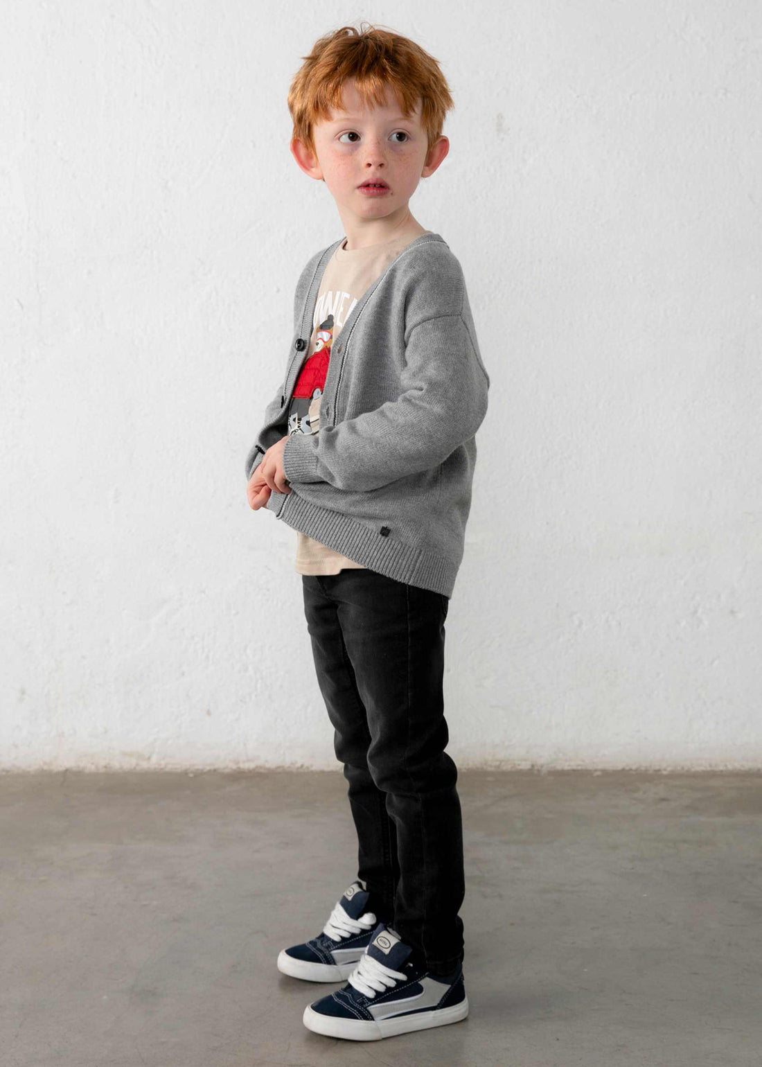 Giacca modello cardigan bambino