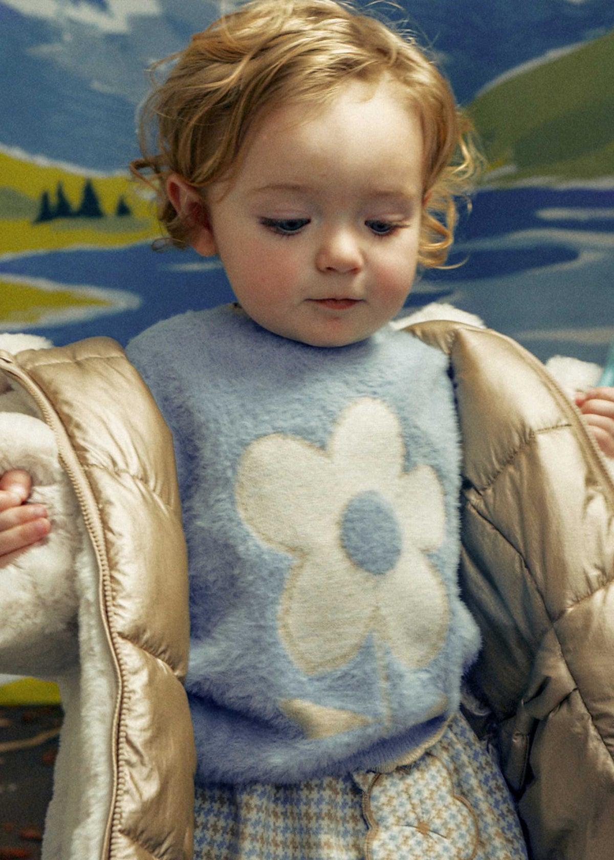 Giaccone reversibile teddy neonata