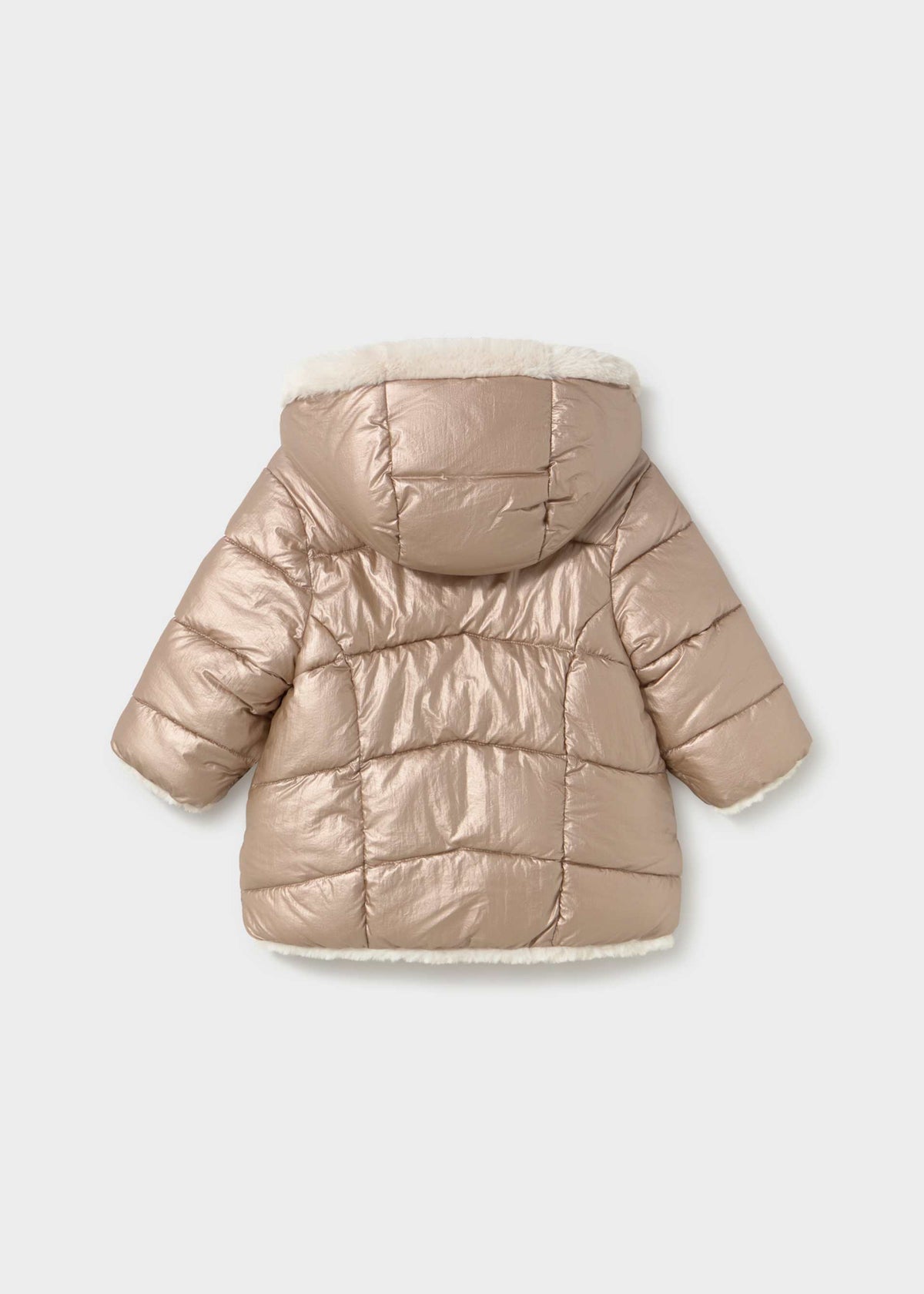 Giaccone reversibile teddy neonata