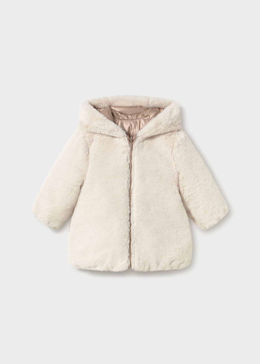 Giaccone reversibile teddy neonata