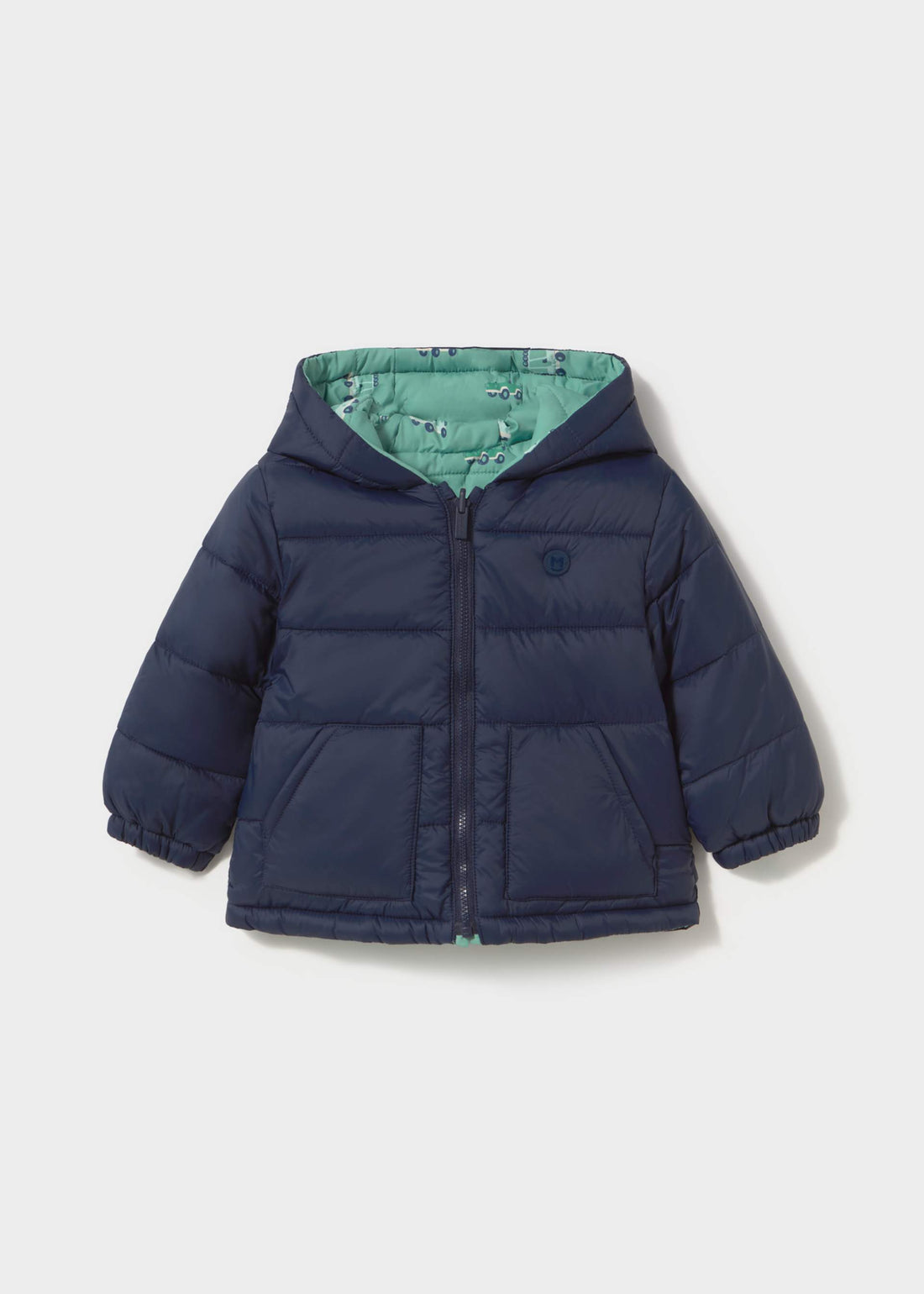Giaccone soft reversibile stampato bimbo