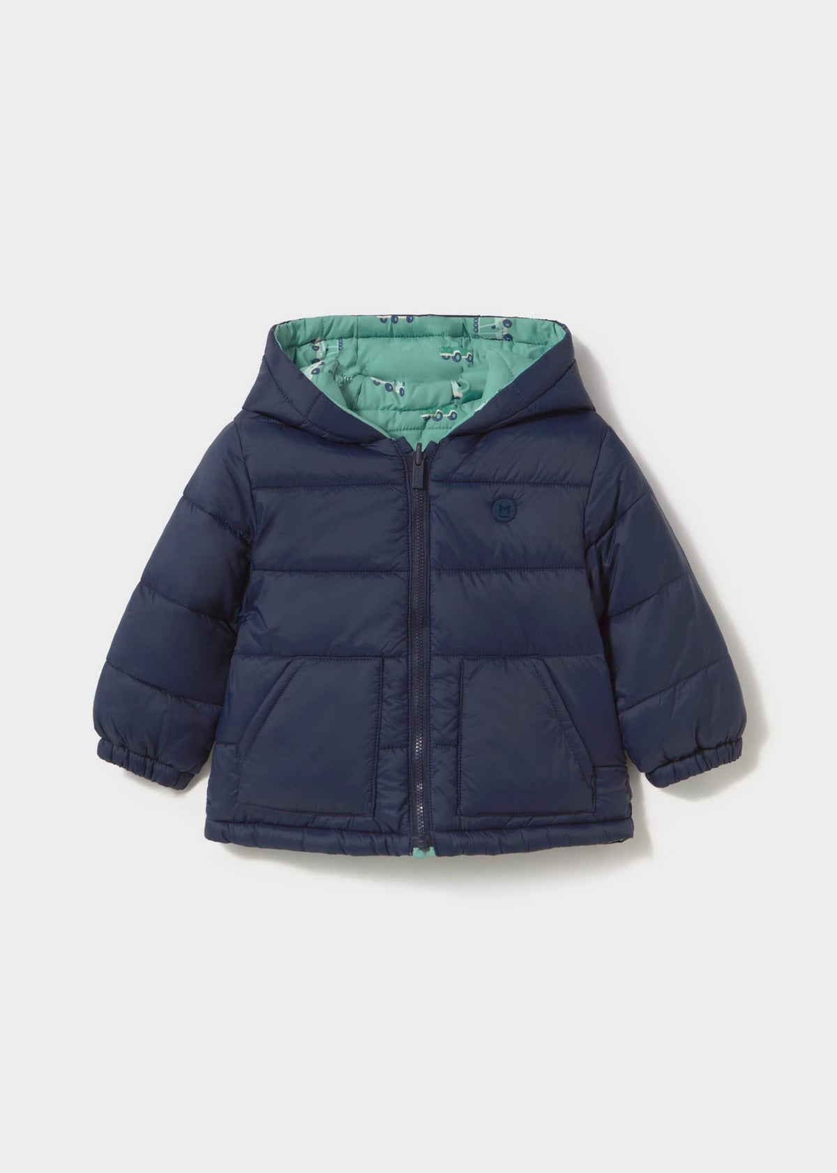 Giaccone soft reversibile stampato bimbo