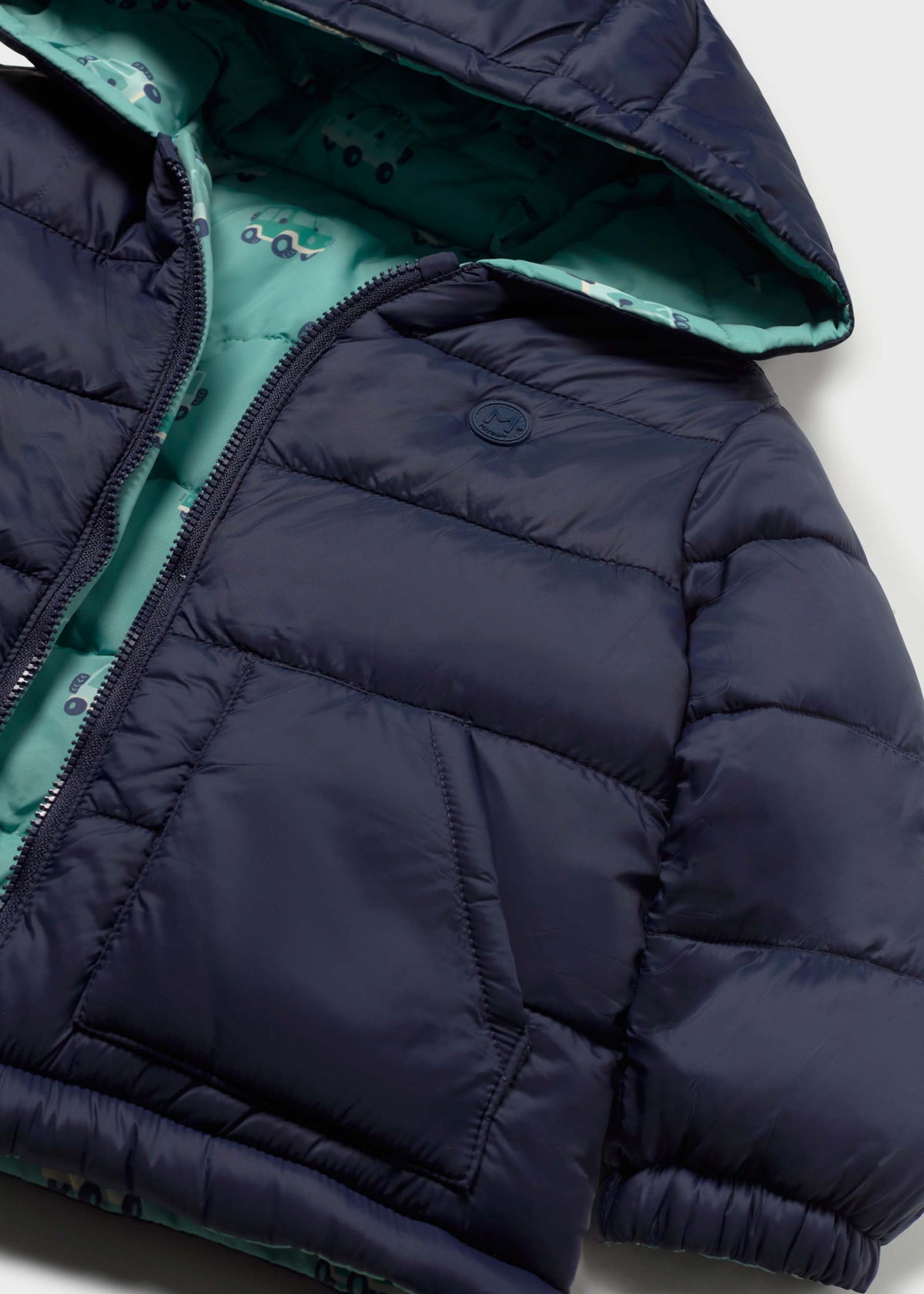 Giaccone soft reversibile stampato bimbo