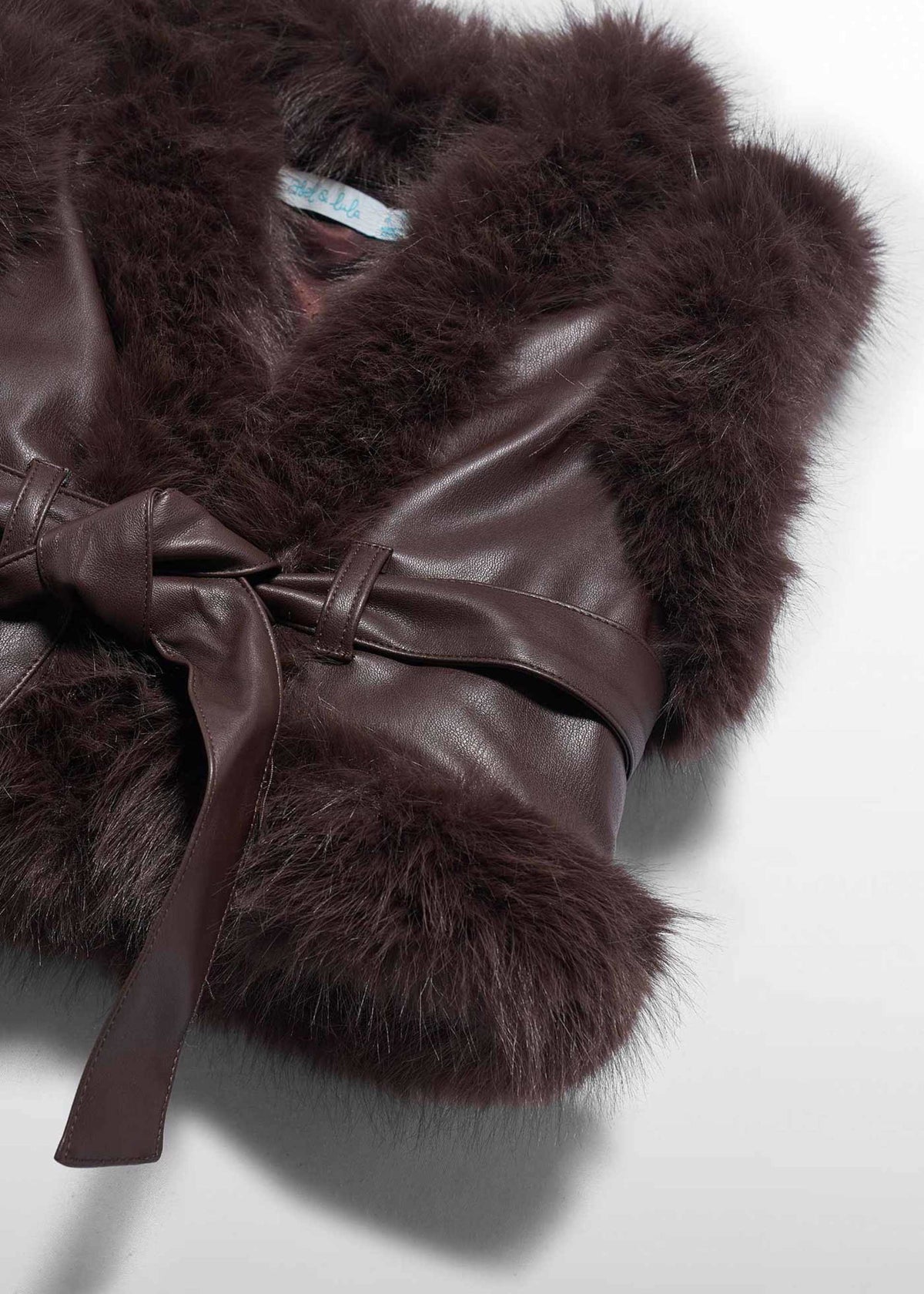 Gilet imbottito pellicciotto bambina