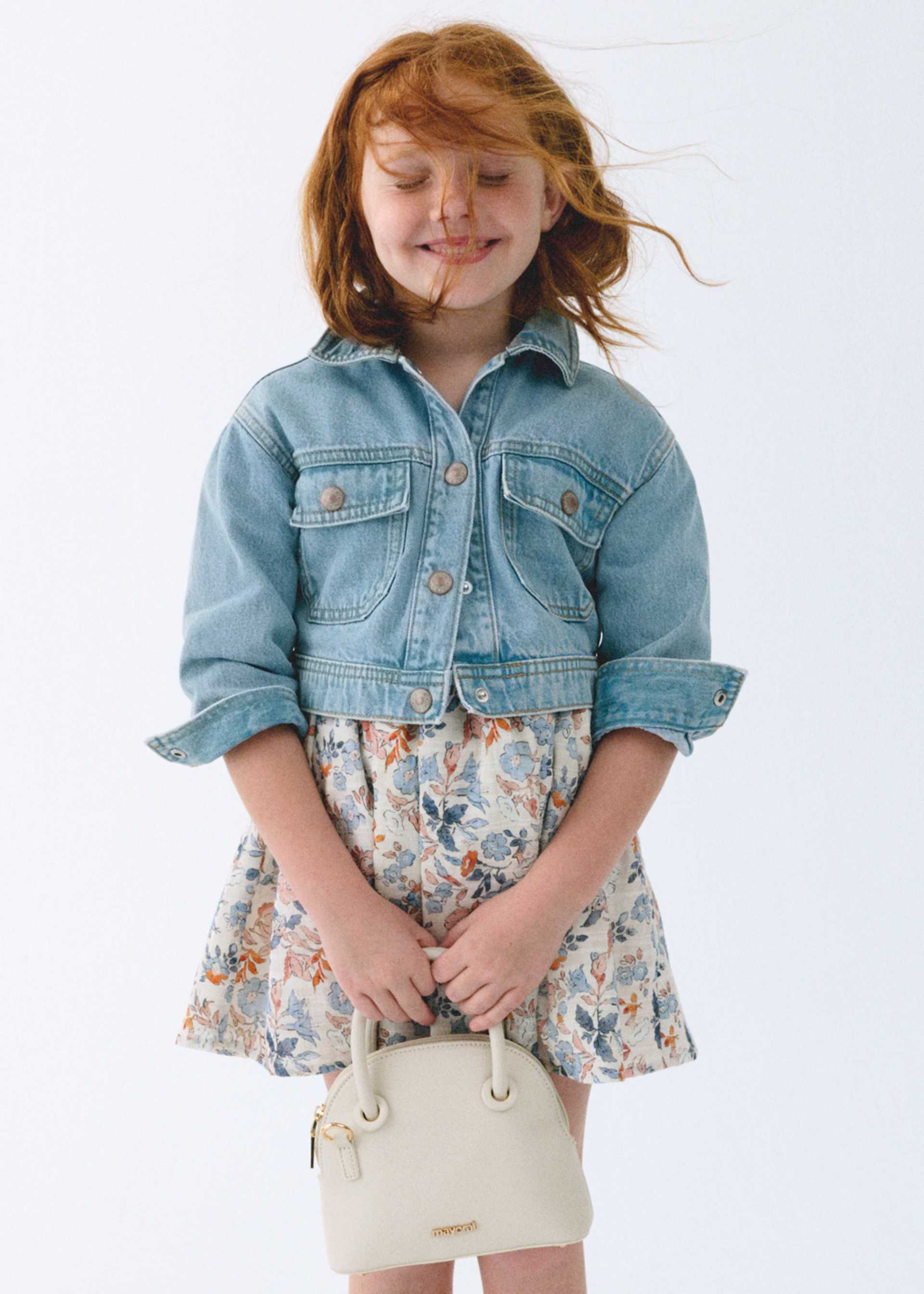 Giubbotto jeans bambina