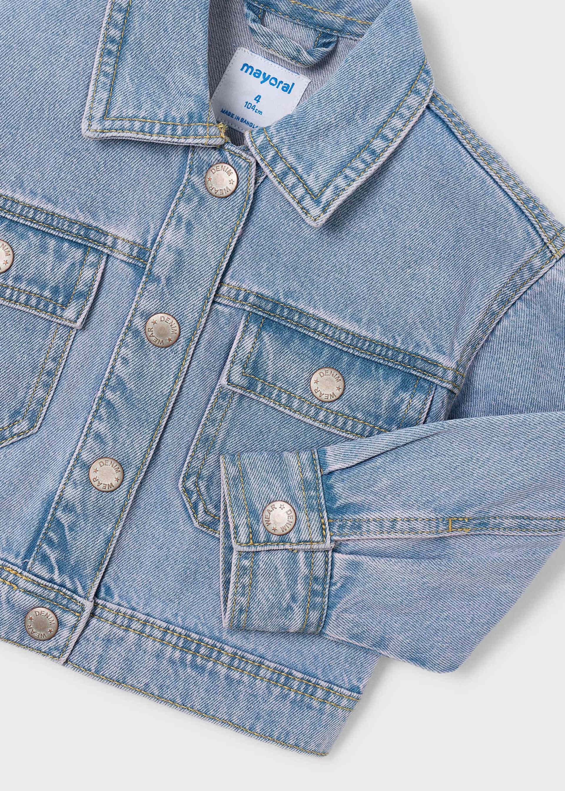 Giubbotto jeans bambina