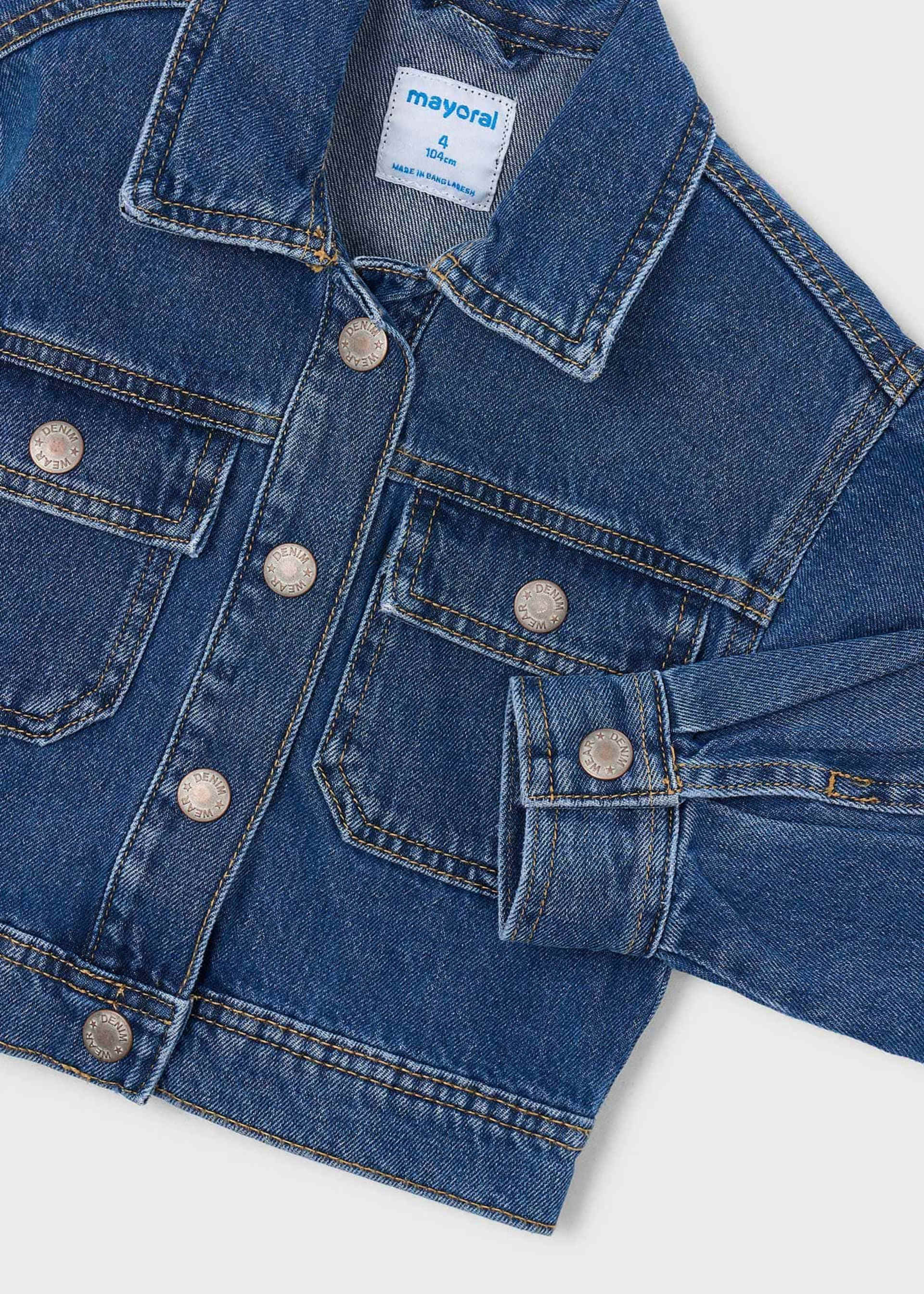 Giubbotto jeans bambina