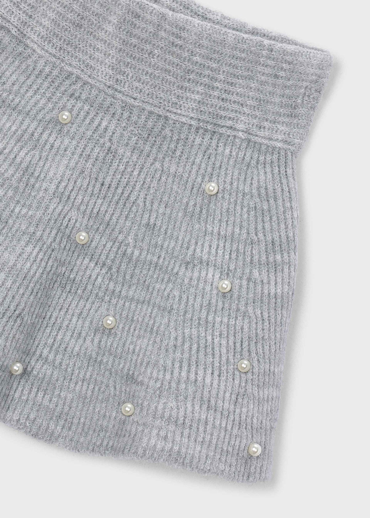 Gonna a maglia perle bambina
