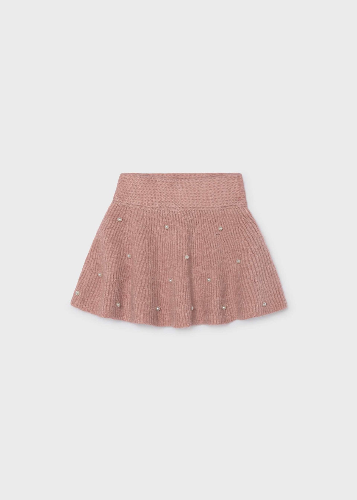 Gonna a maglia perle bambina