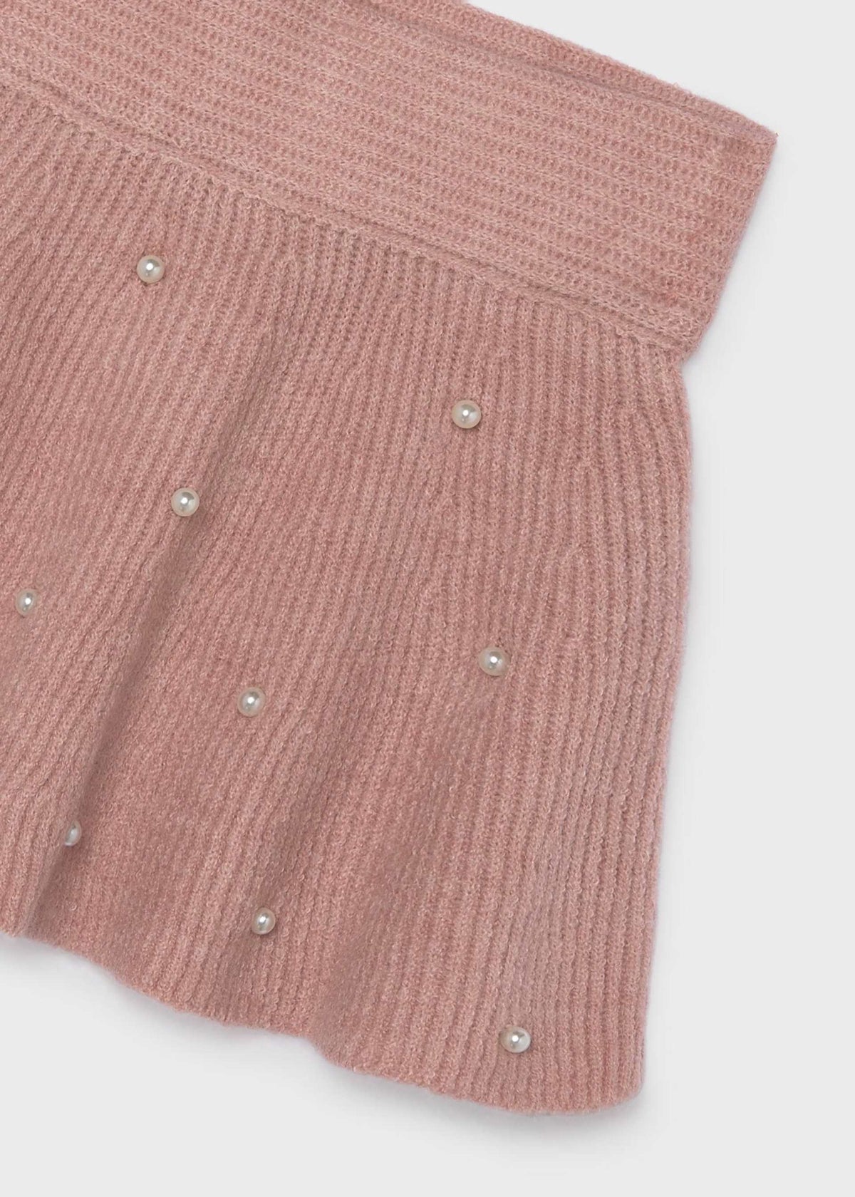 Gonna a maglia perle bambina