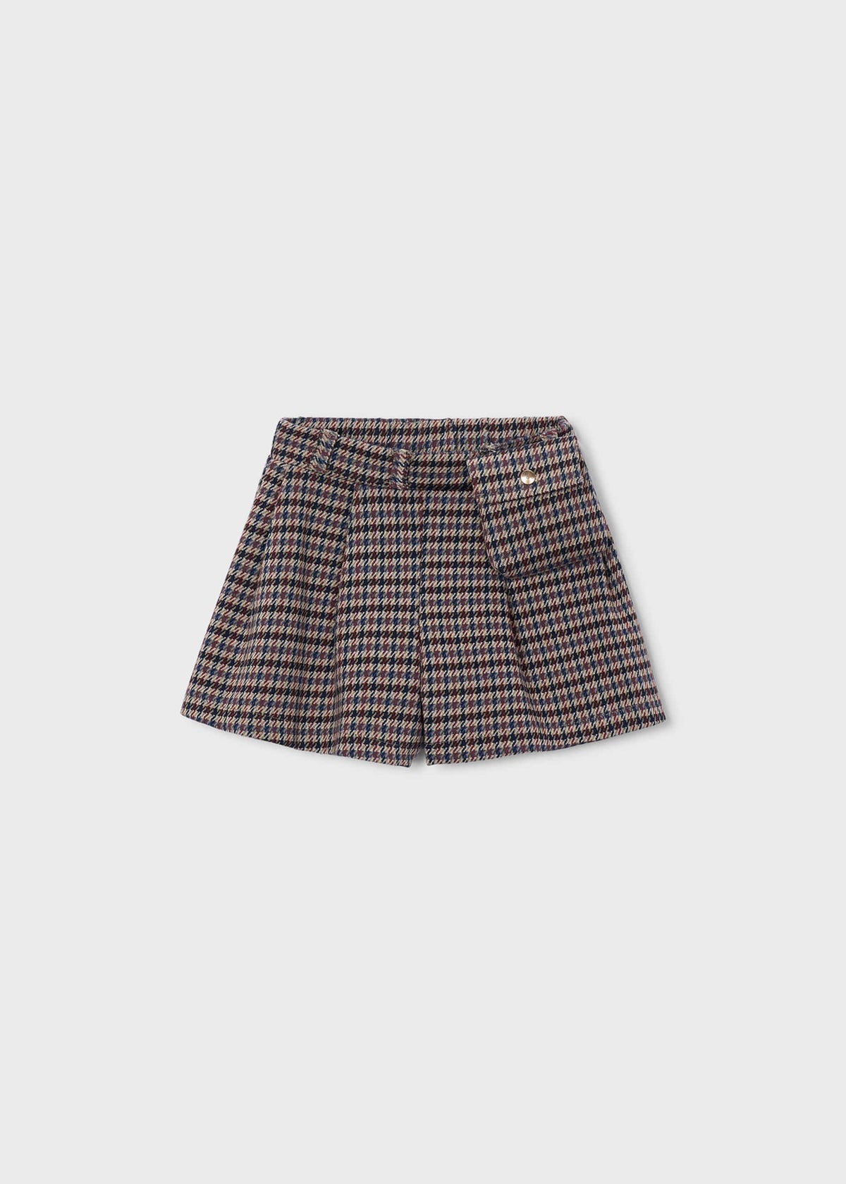 Gonna pantalone quadri bambina
