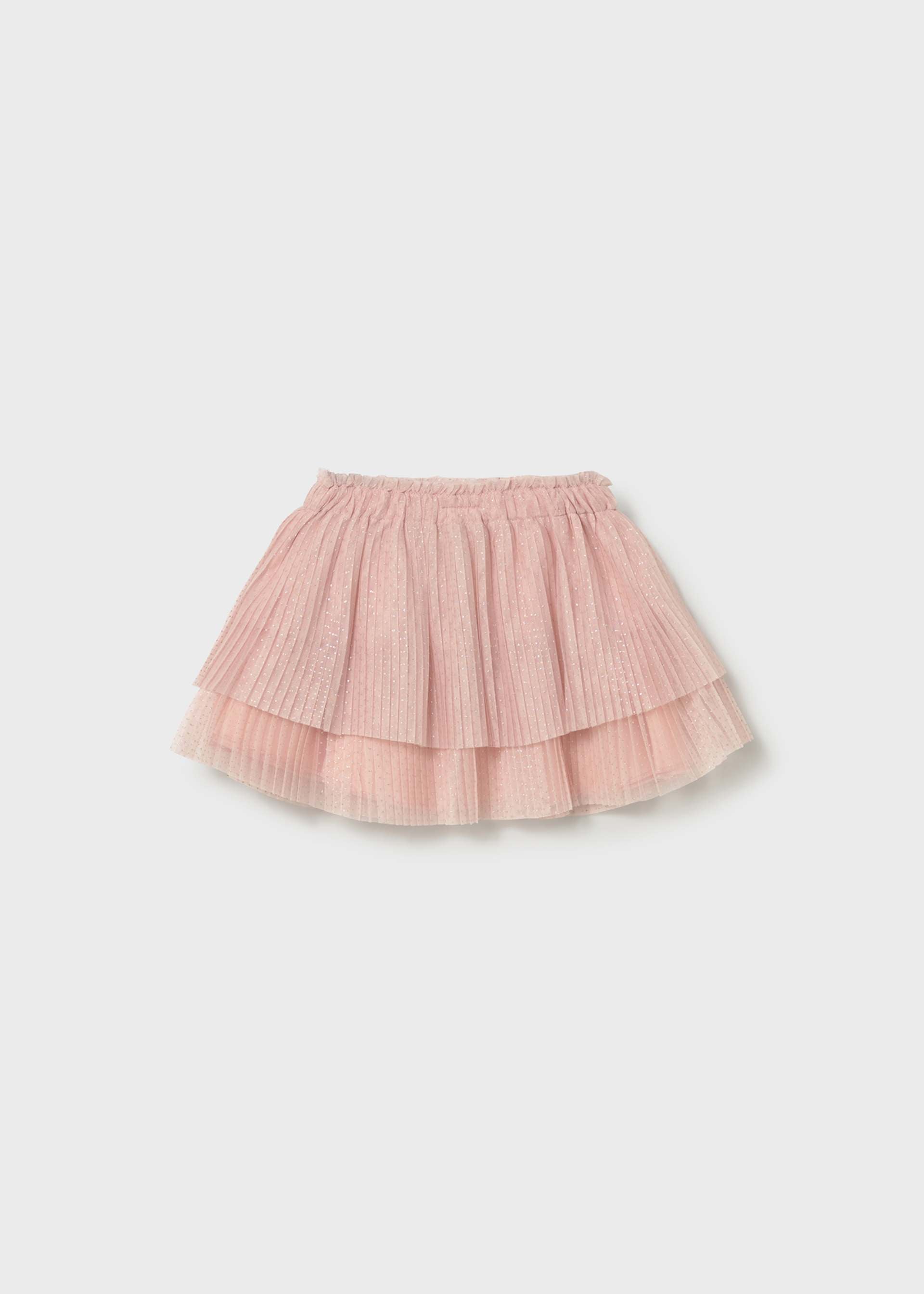 Gonna tulle plissettata neonata