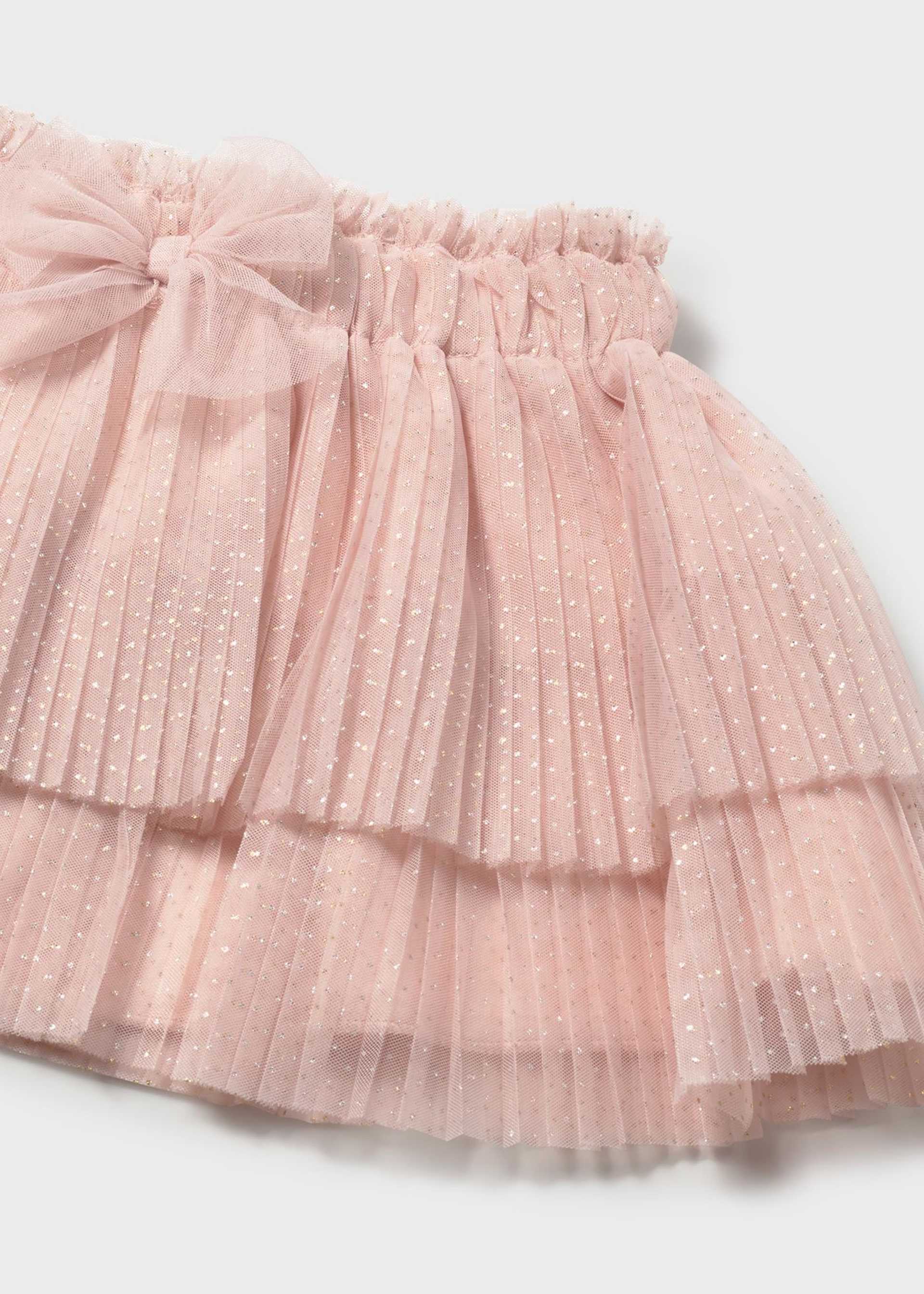 Gonna tulle plissettata neonata