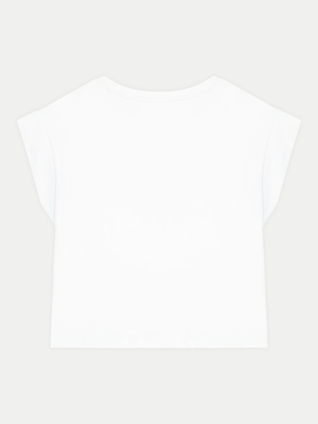 T-shirt crop Guess con ricamo a contrasto