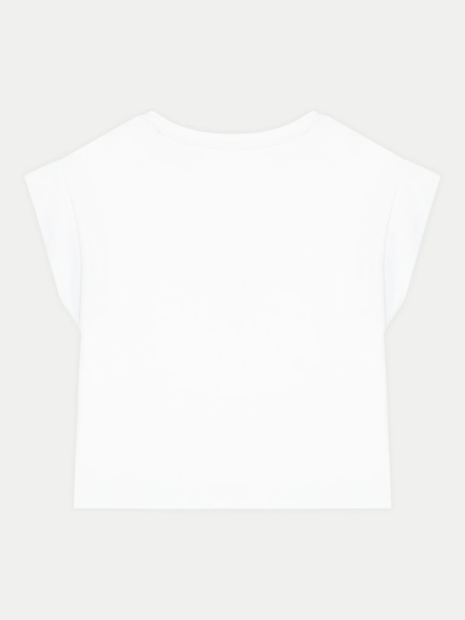 T-shirt crop Guess con ricamo a contrasto