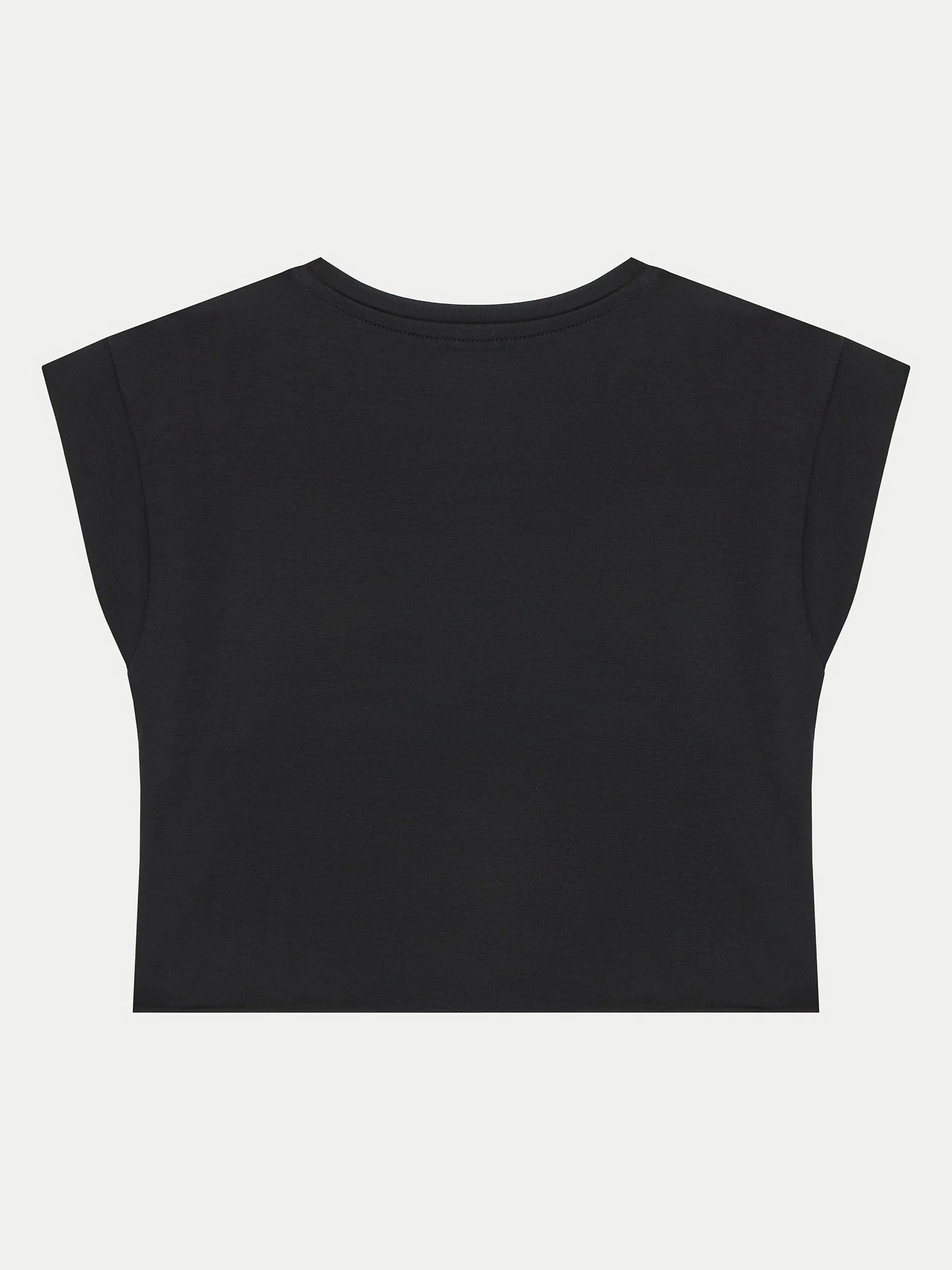 T-shirt crop Guess con ricamo a contrasto