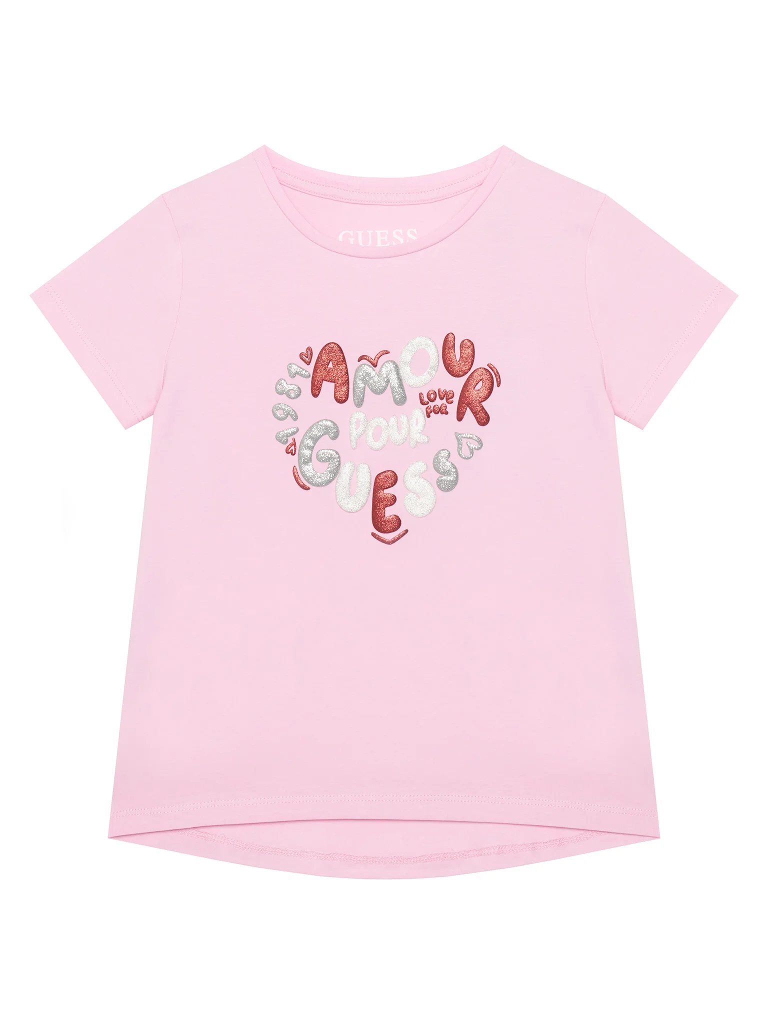 T-shirt glitter neonata - Guess