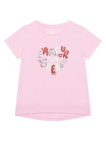 T-shirt glitter neonata - Guess