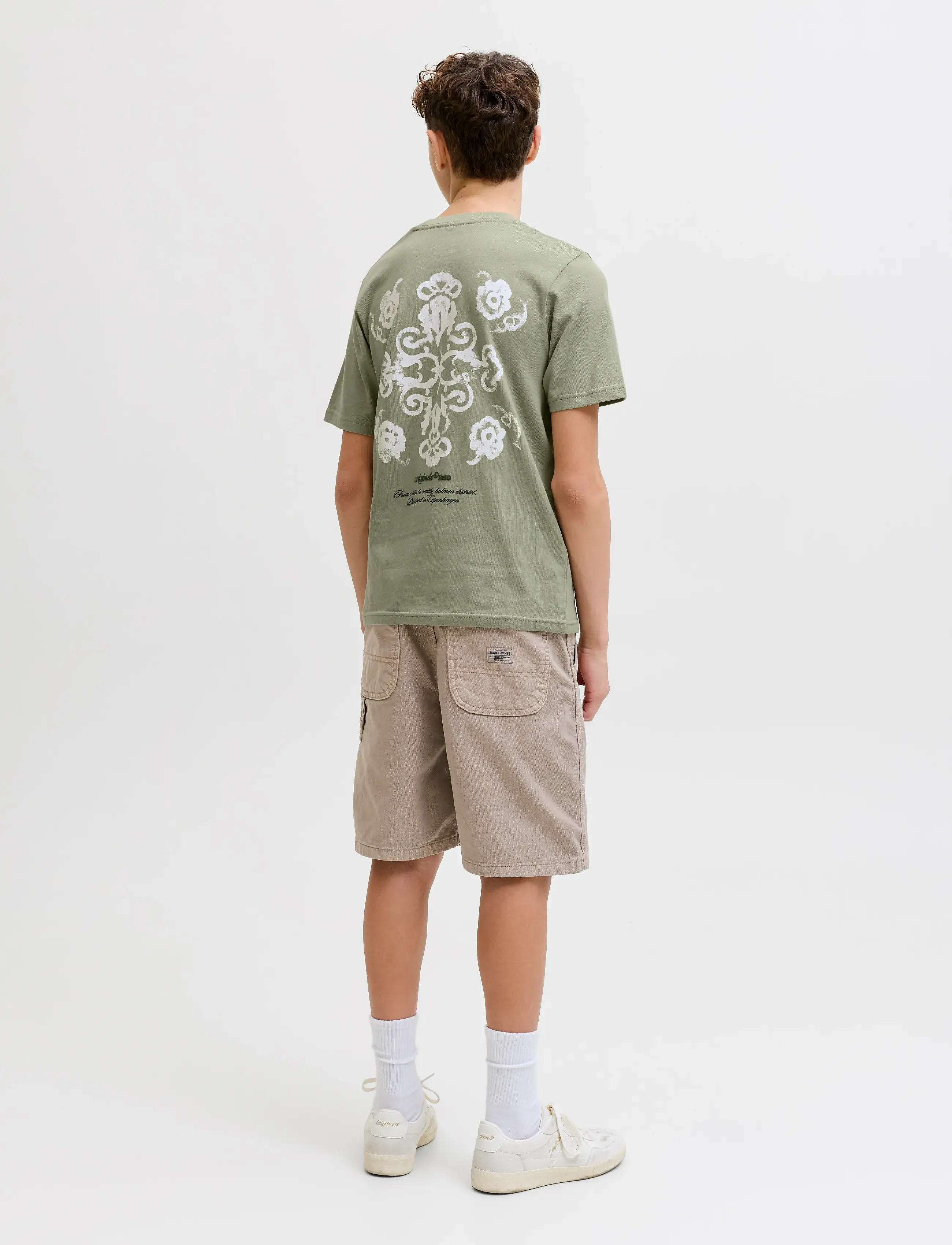 T-Shirt JORMONTAUK BACK GRAPHIC TEE SS - Short-sleeved