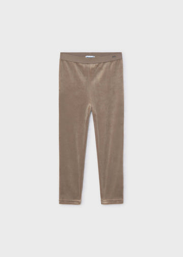 Leggings velluto basico bambina