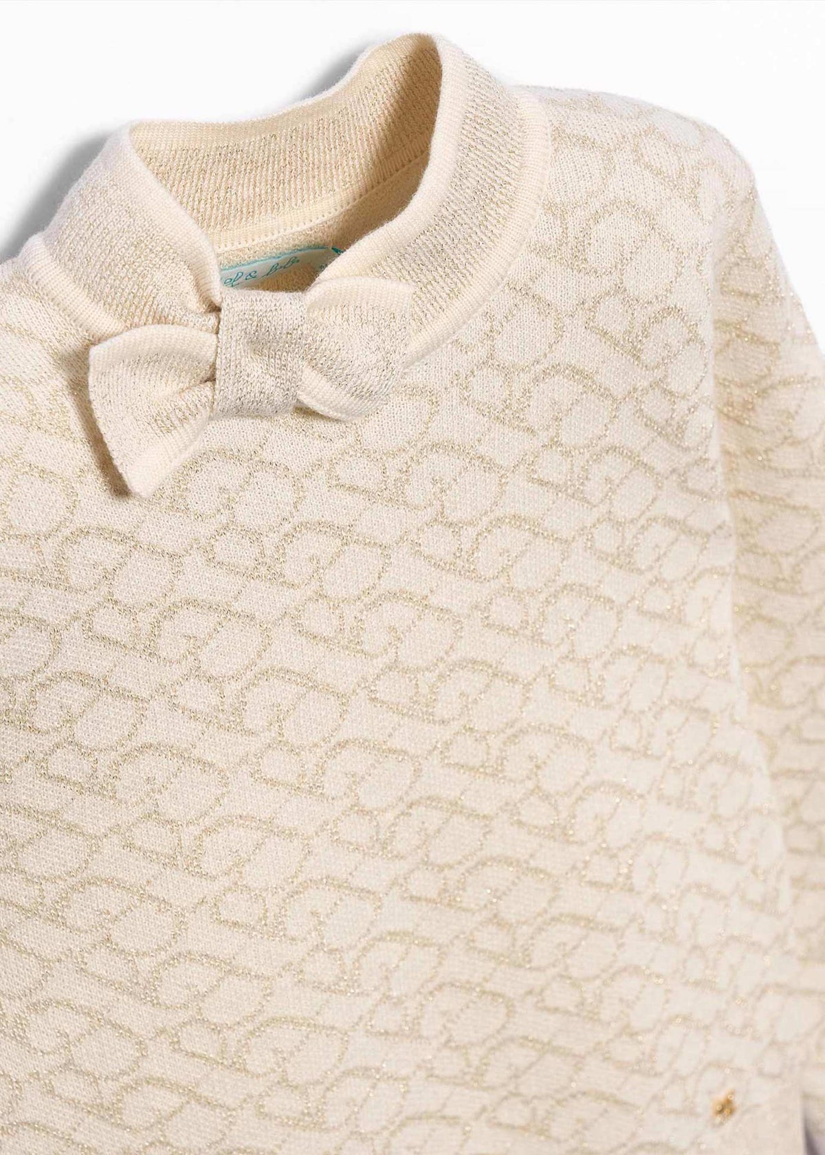Lupetto maglia logo bambina