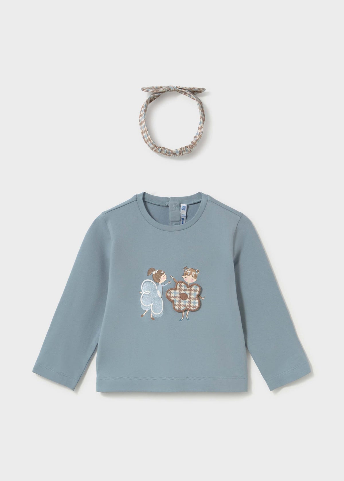 Maglietta con fascia bimba