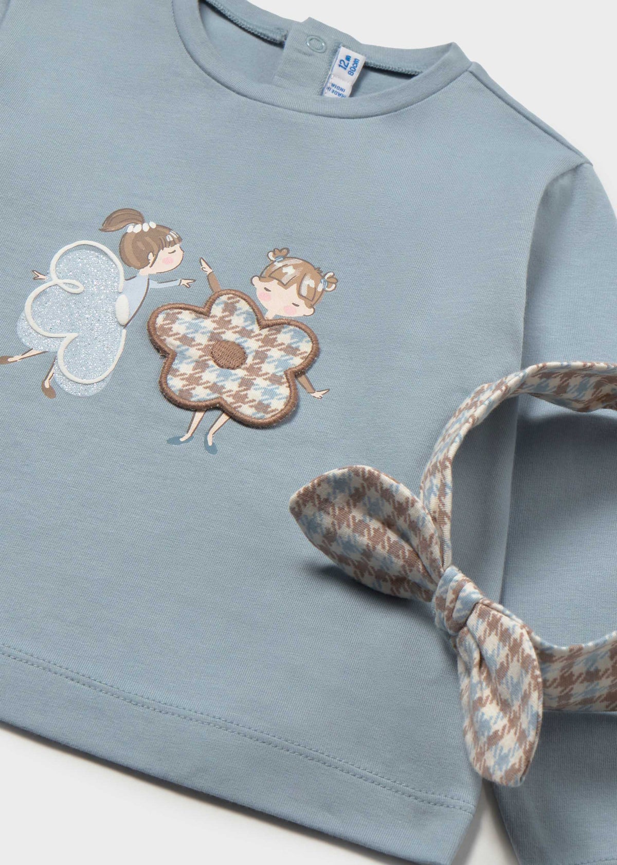 Maglietta con fascia bimba