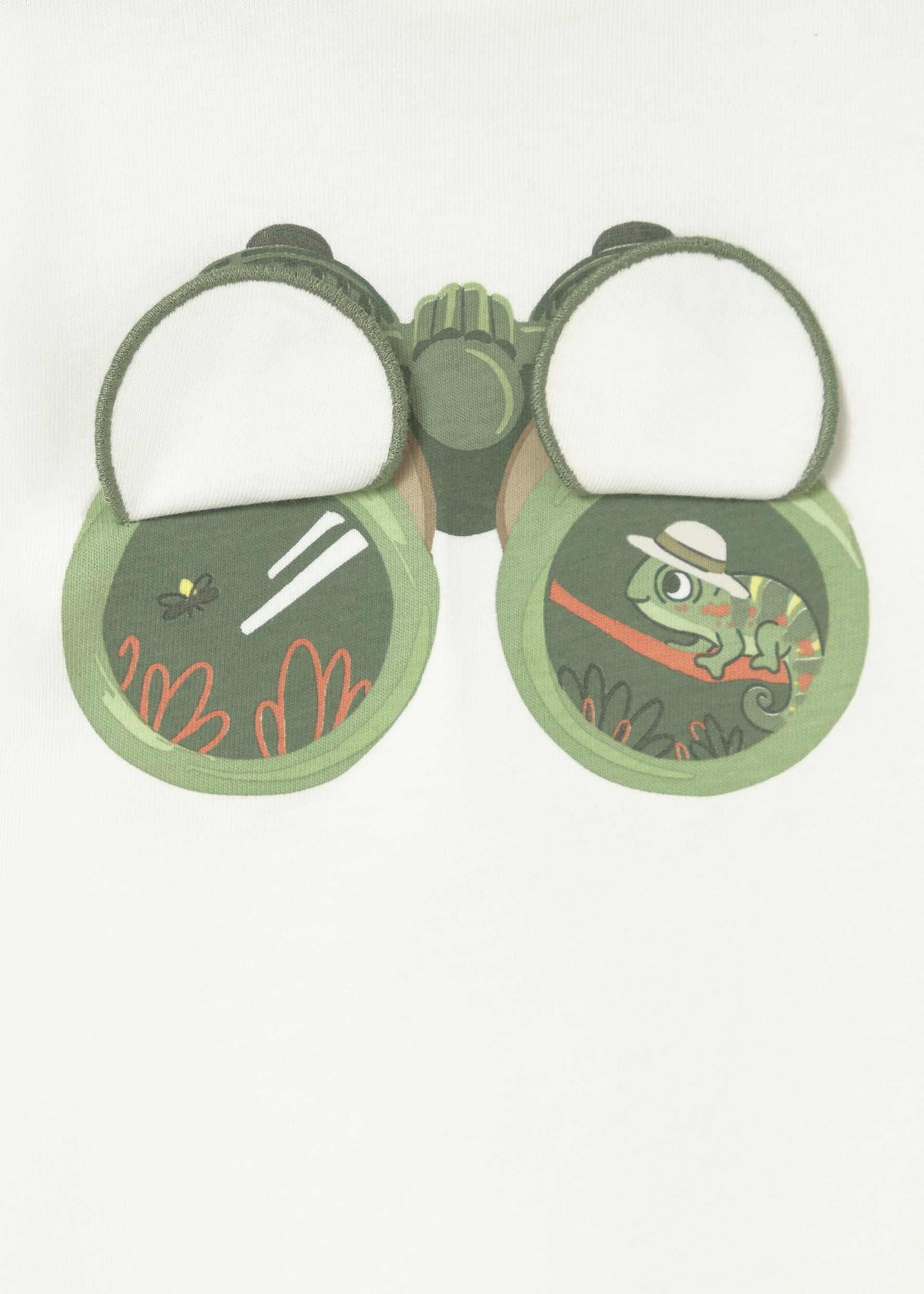 Maglietta interattiva binocolo neonato