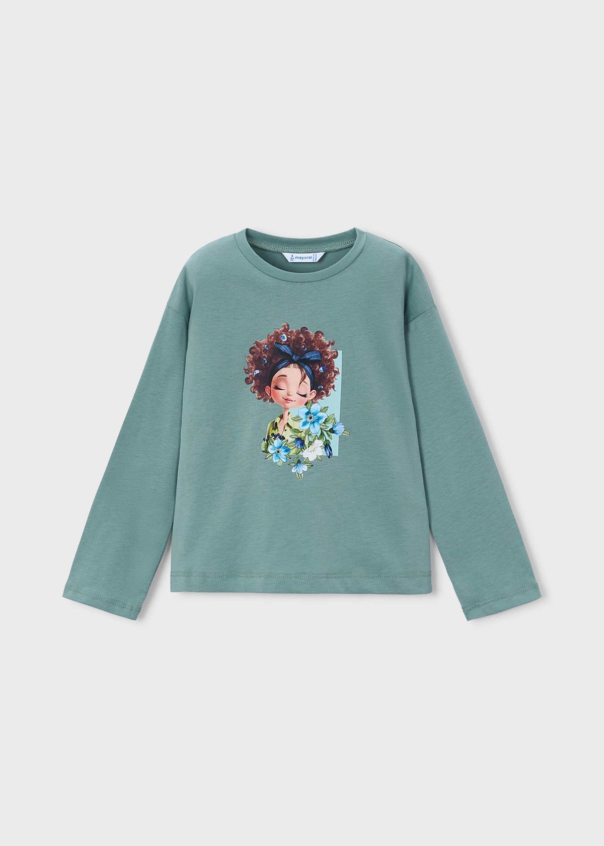 Maglietta manica lunga bambina