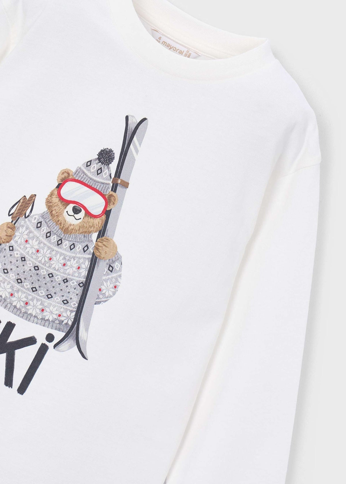 Maglietta orso sci bambino