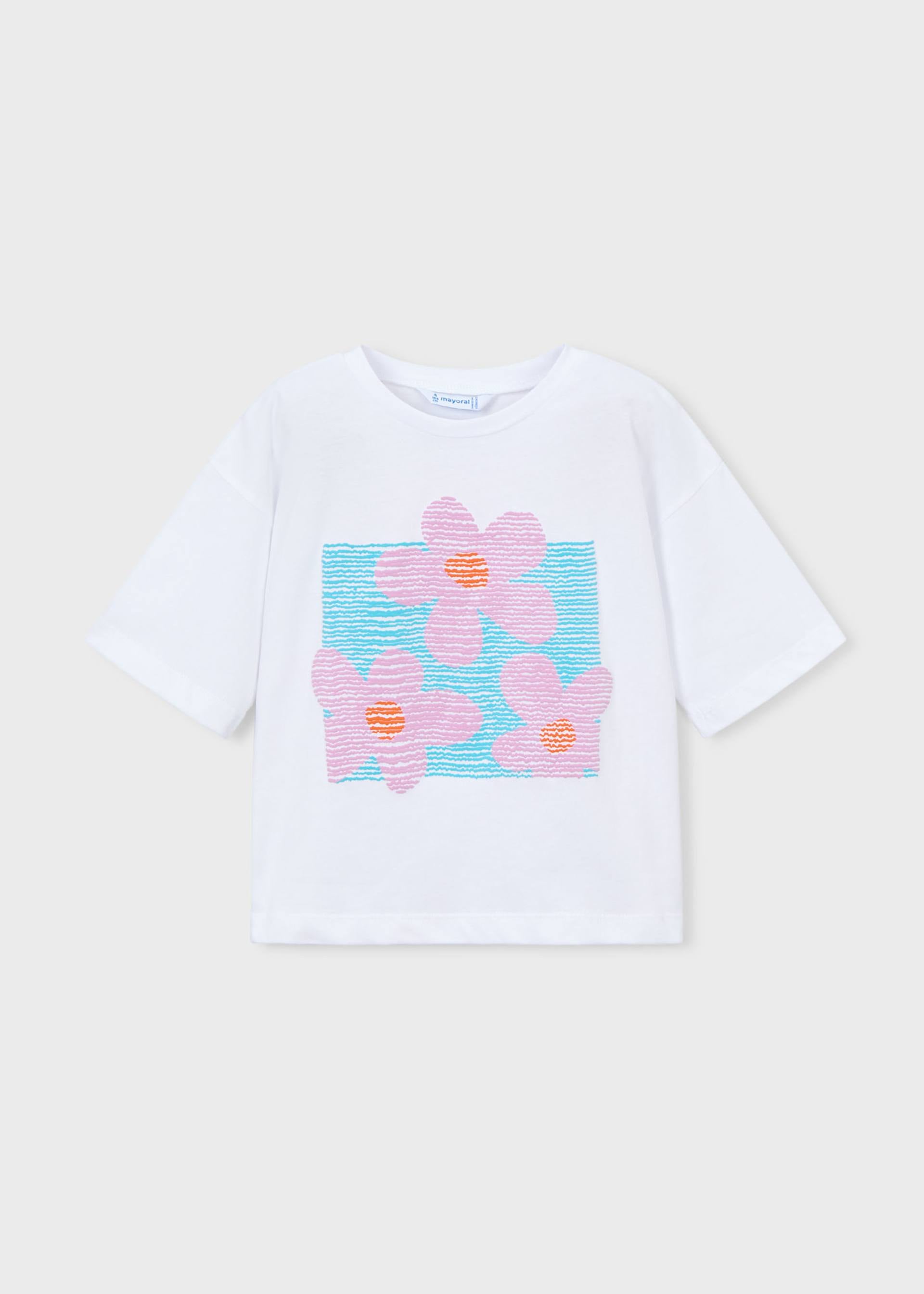 Maglietta oversize bambina