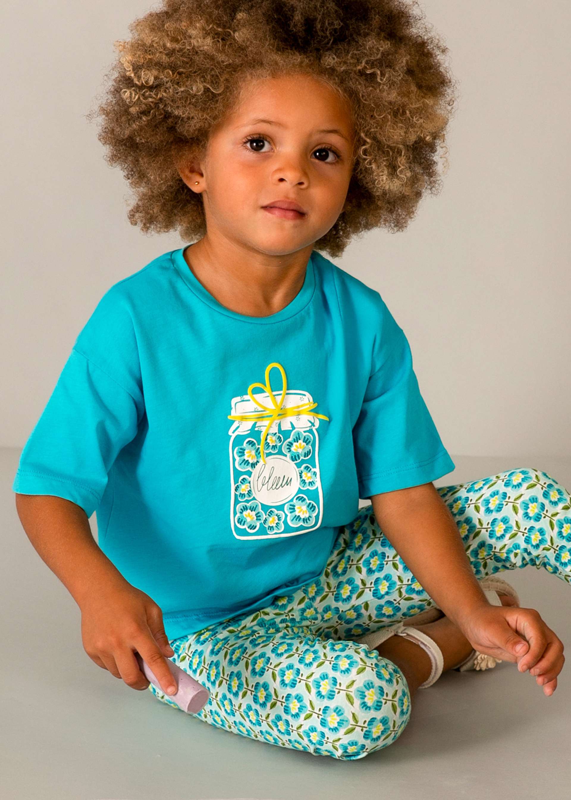 Maglietta oversize bambina