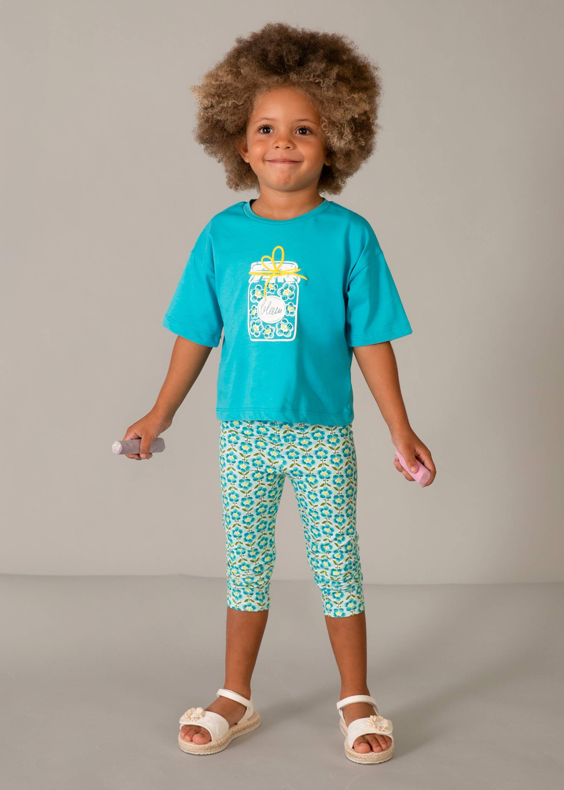 Maglietta oversize bambina