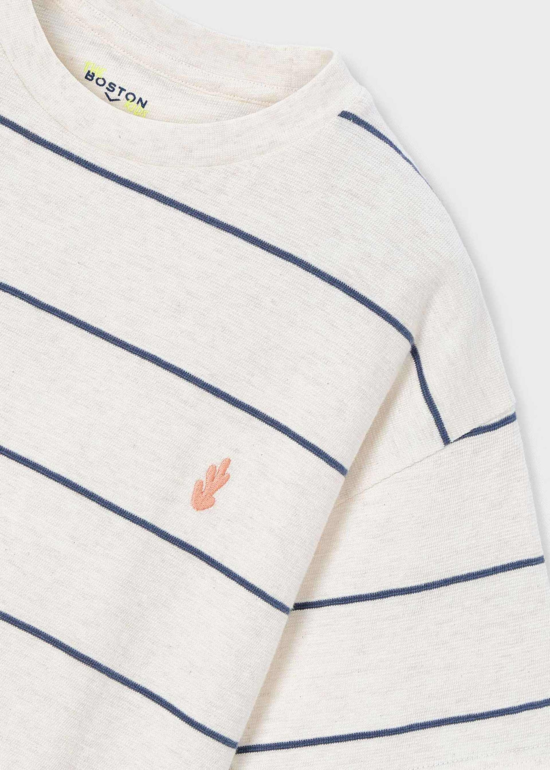 Maglietta righe Boston Kids