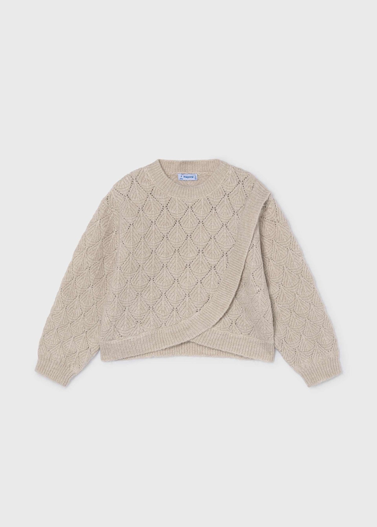 Maglione asimmetrico bambina
