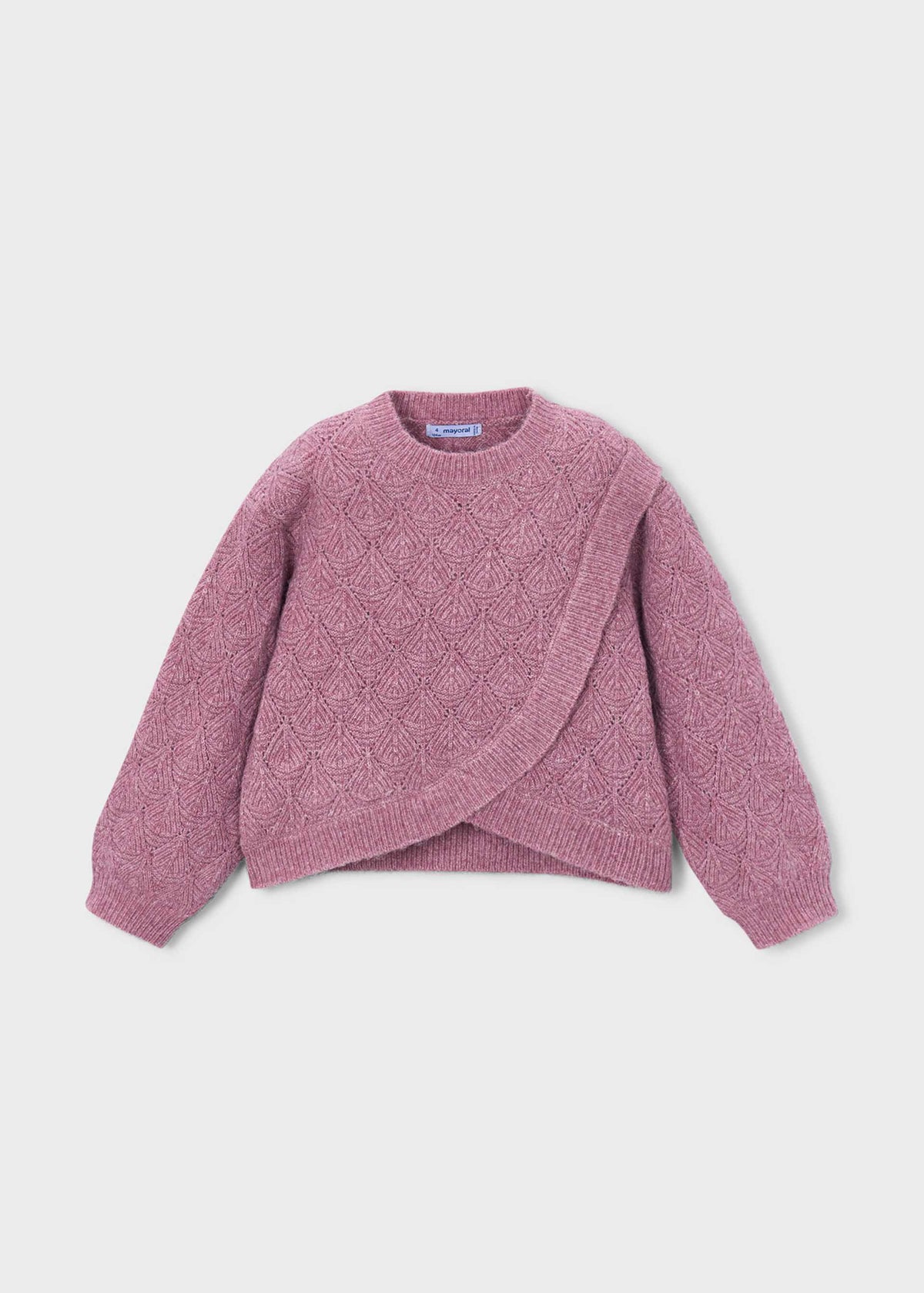 Maglione asimmetrico bambina
