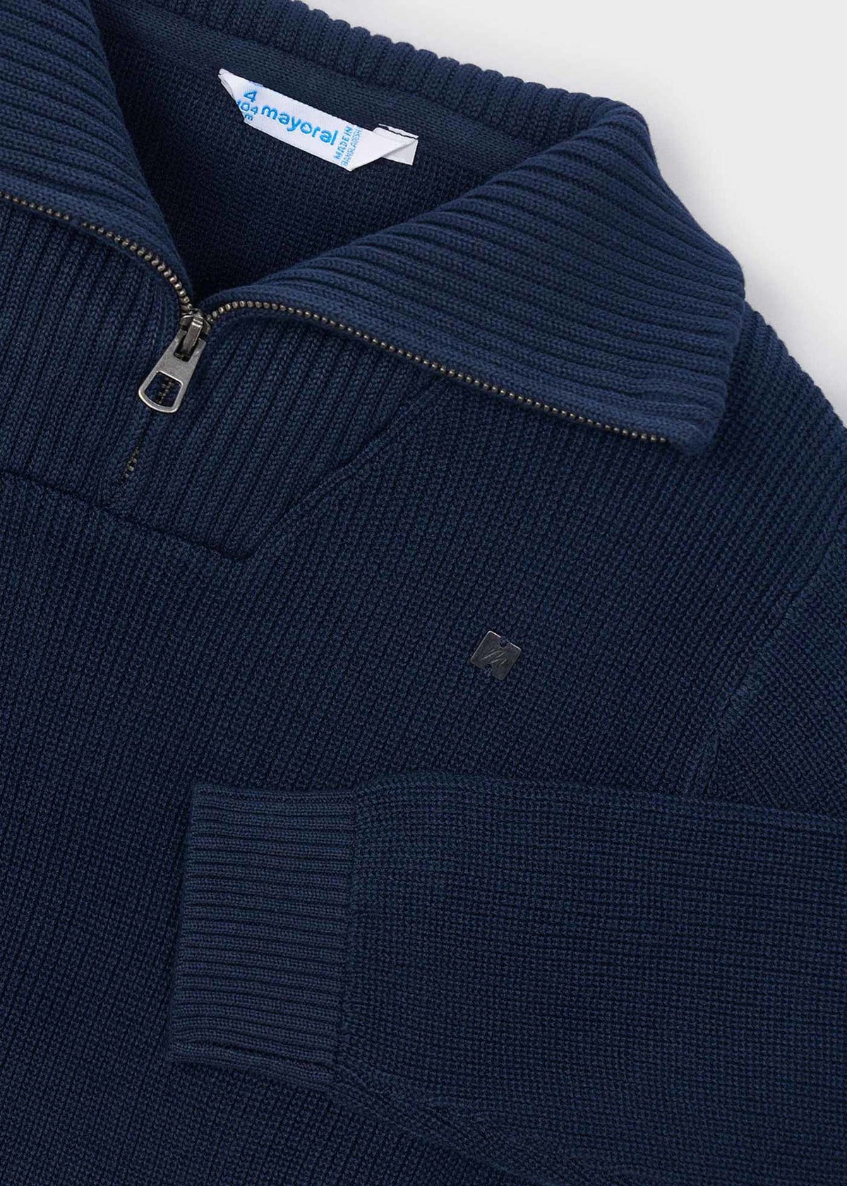 Maglione colletto con cerniera bambino