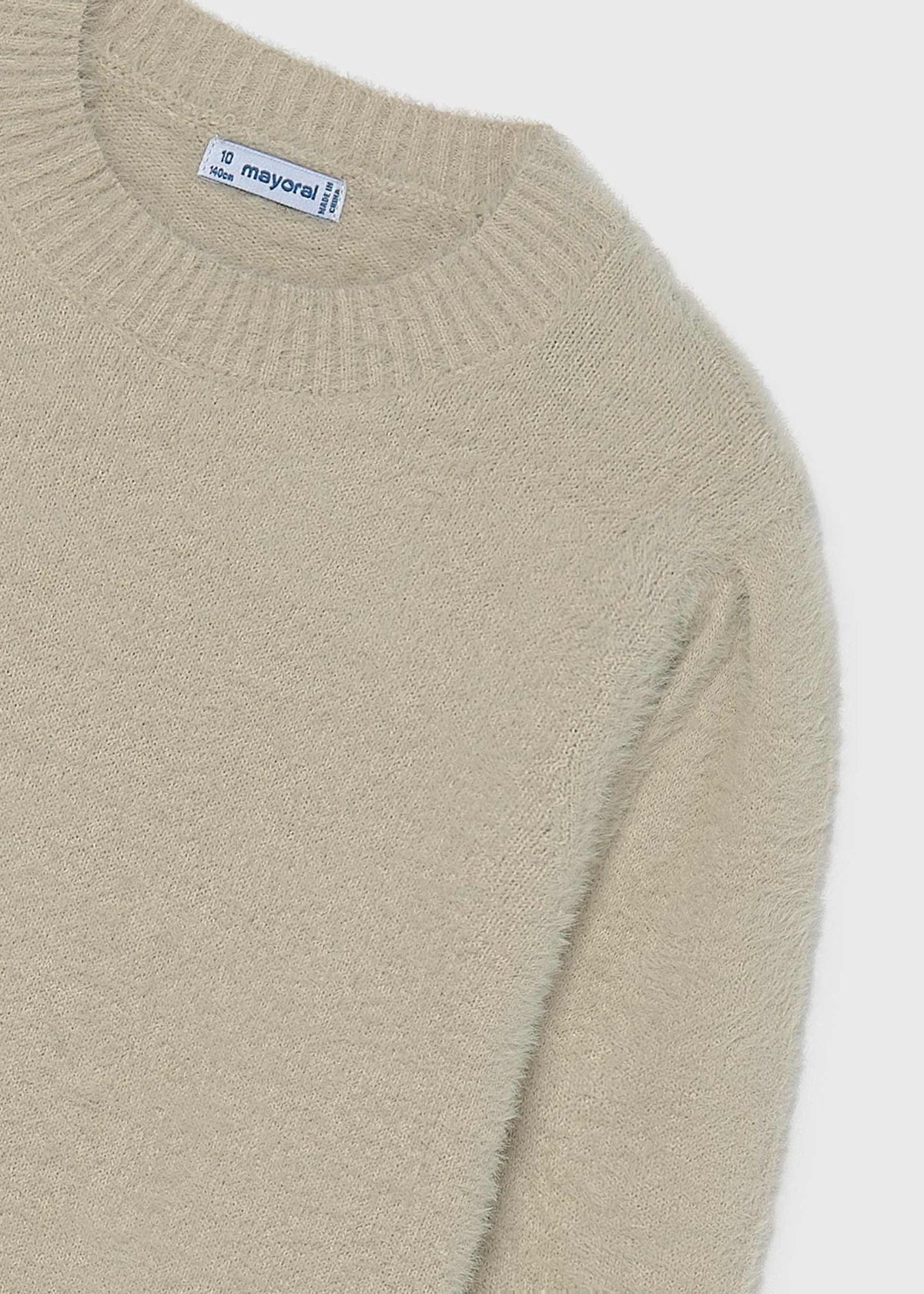 Maglione effetto pellicciotto ragazza