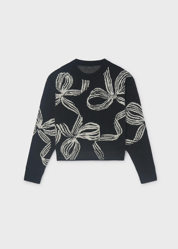 Maglione fiocchi ragazza