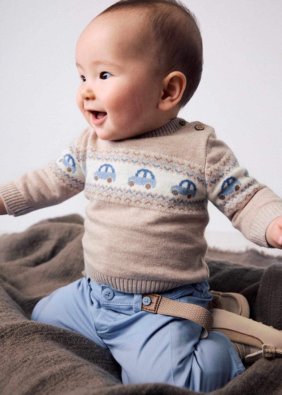 Maglione jacquard neonato