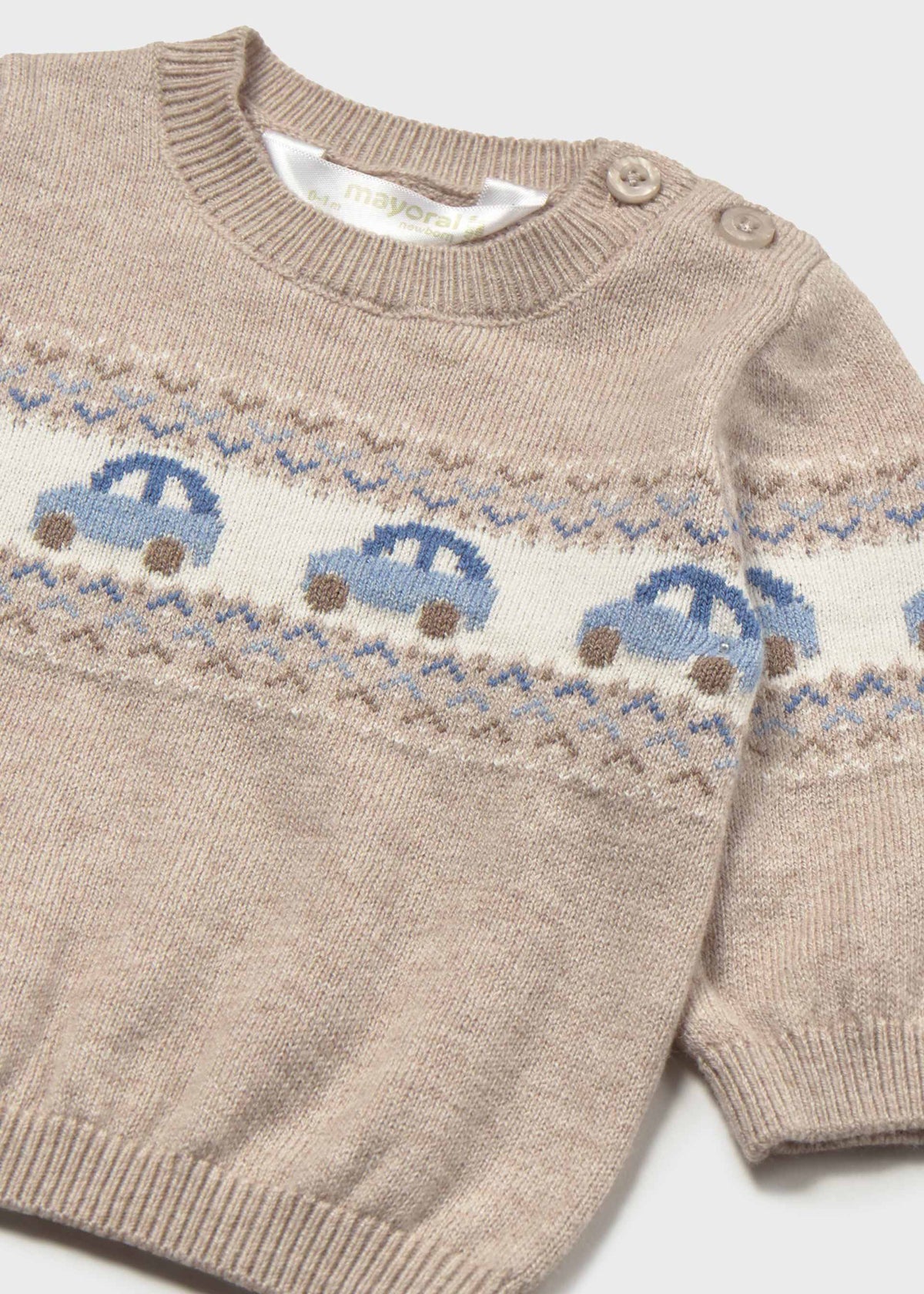 Maglione jacquard neonato