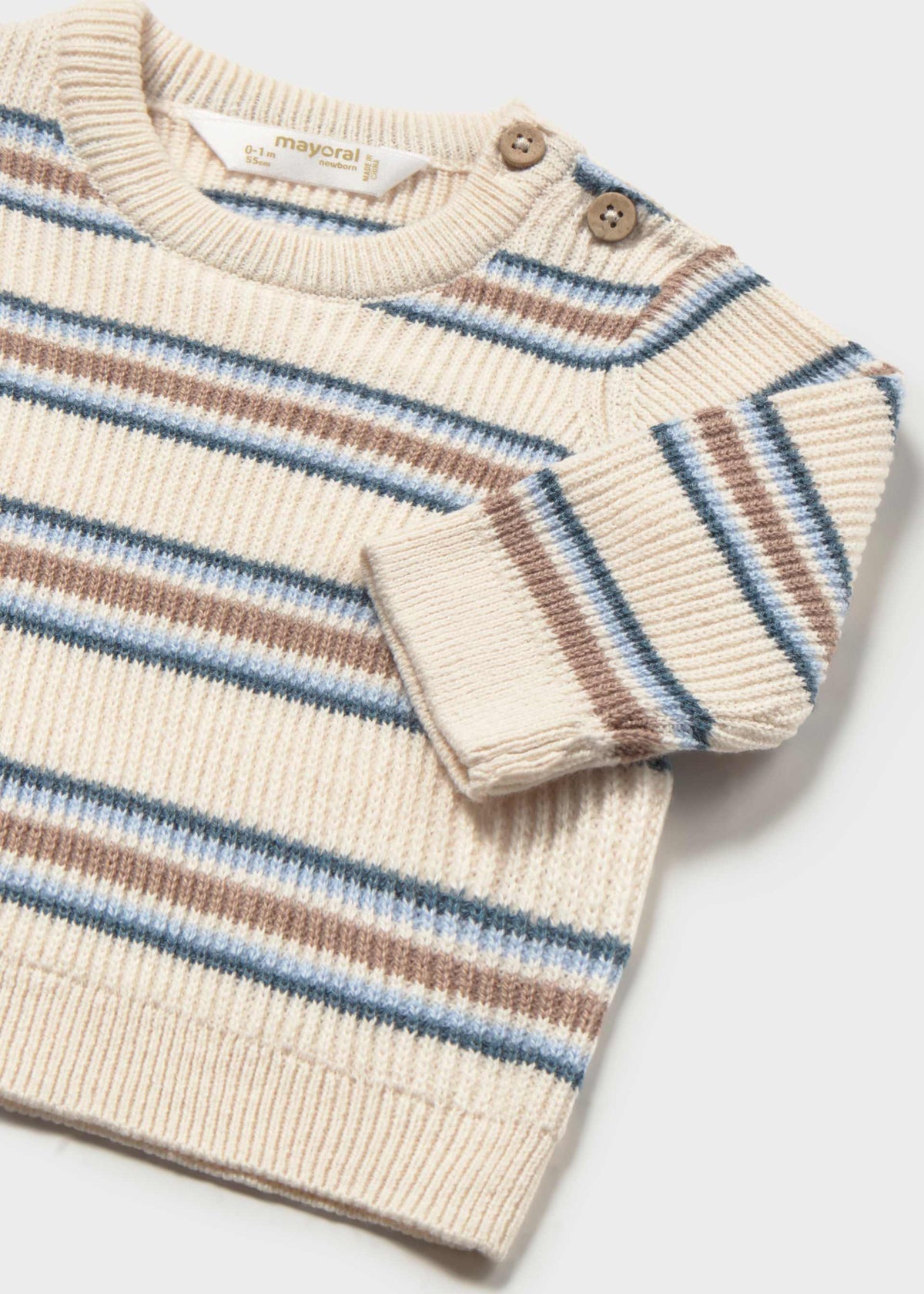 Maglione righe neonato