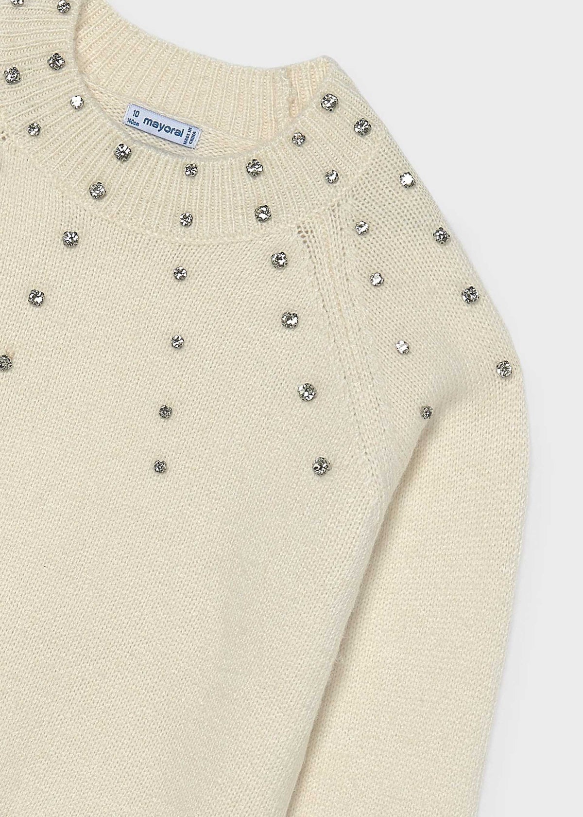 Maglione strass ragazza