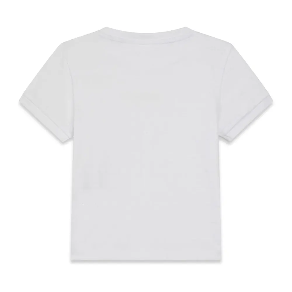 T-shirt bianca - Logo Guess ricamato