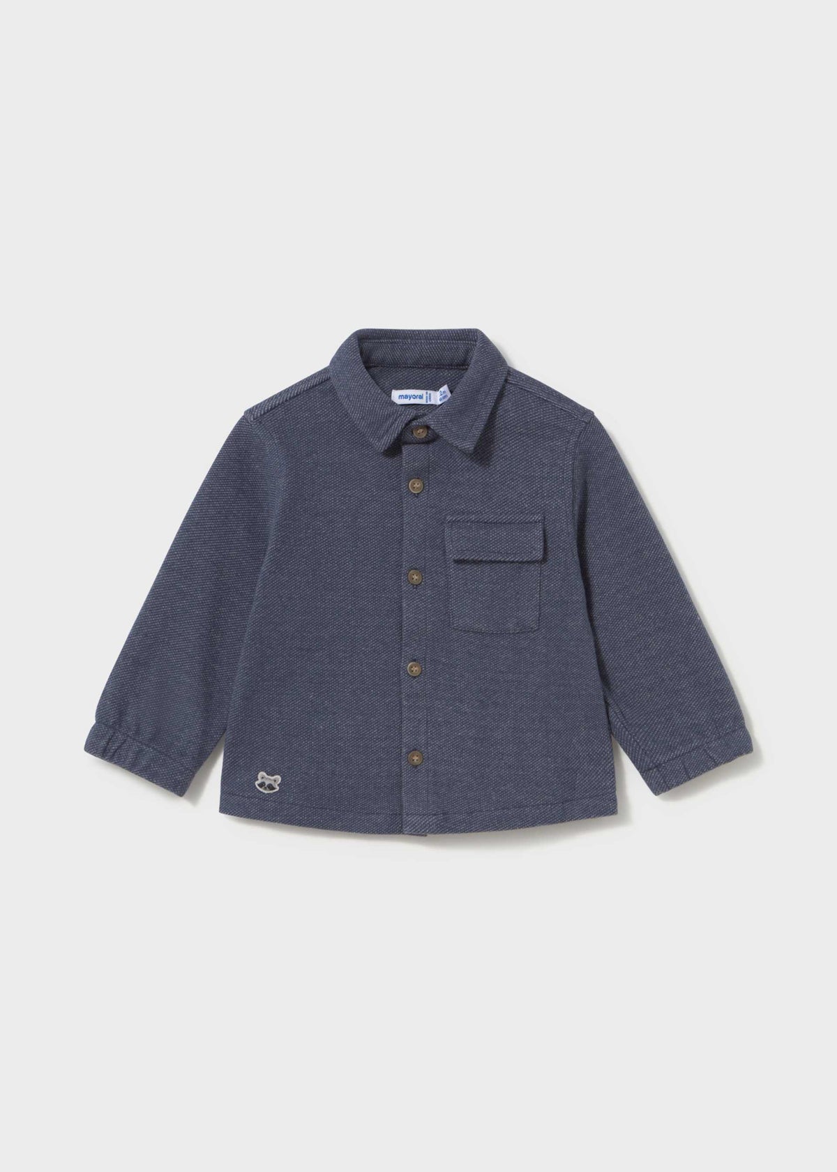 Overshirt punto bimbo
