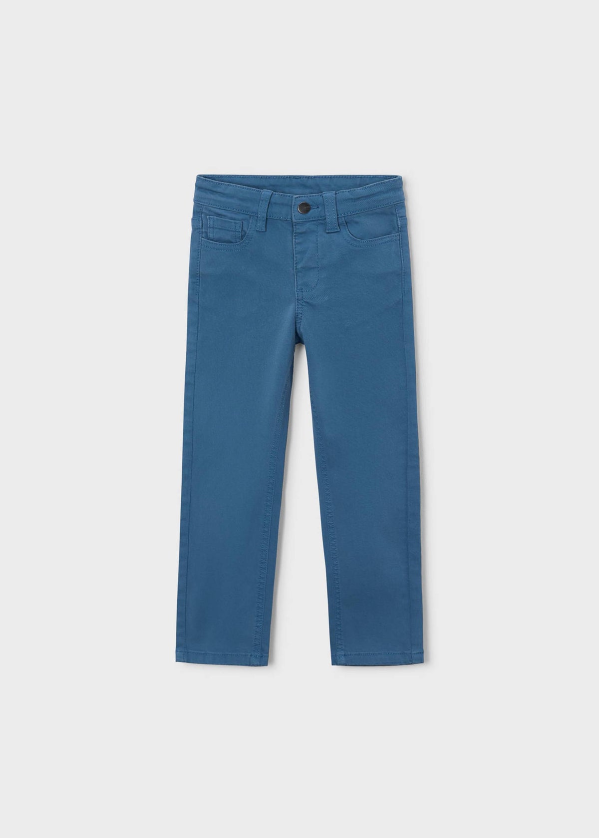 Pantalone basico slim fit tasche bambino