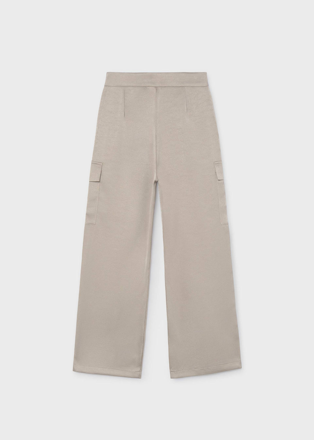 Pantalone cargo satinato ragazza