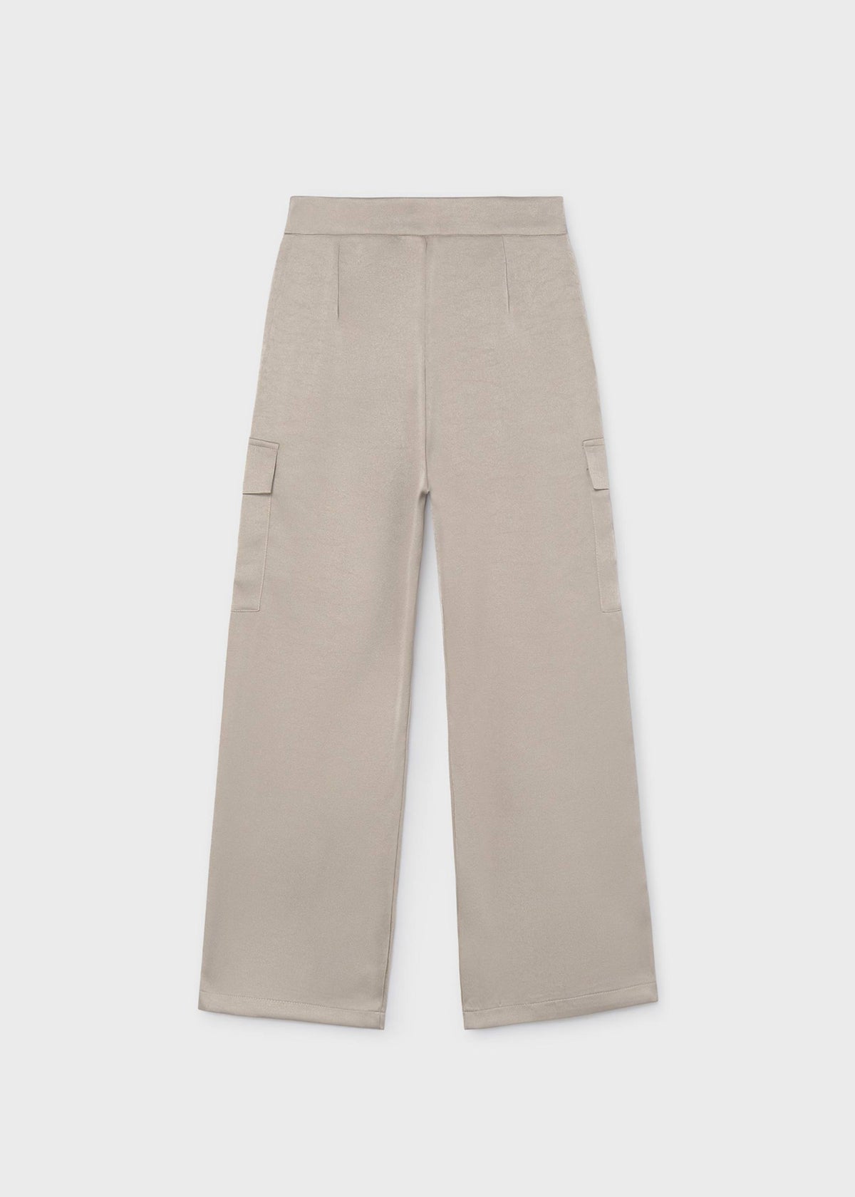 Pantalone cargo satinato ragazza
